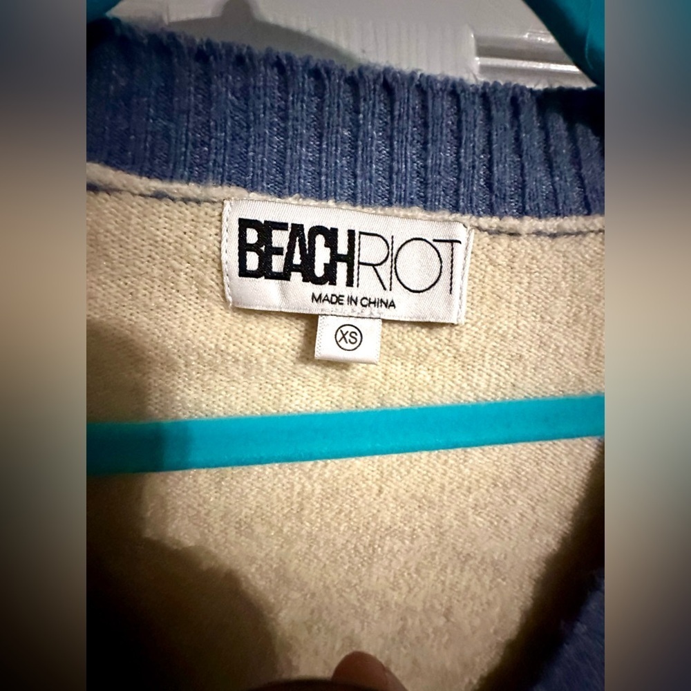 ‼️RARE‼️🎸BEACH RIOT🎸🔥NWOT🔥Judith Top in Whisper White—XS - Picture 5 of 15